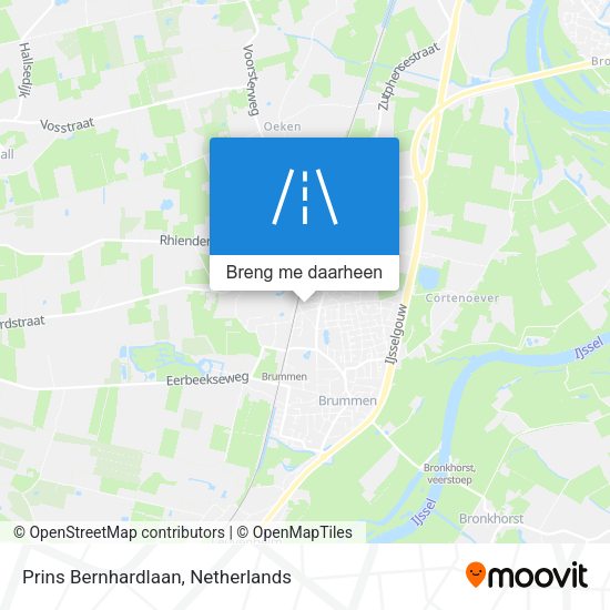 Prins Bernhardlaan kaart