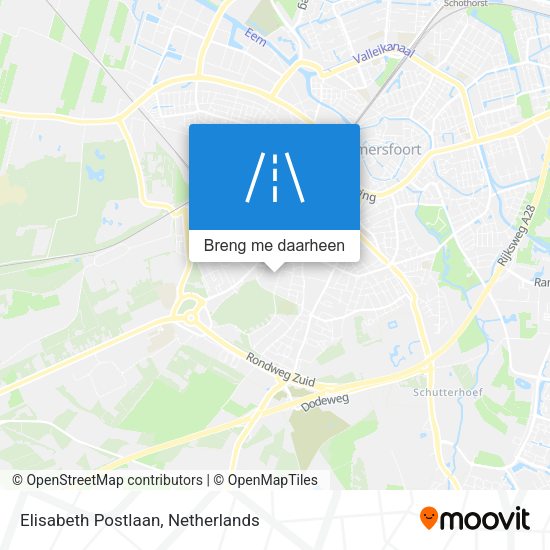 Elisabeth Postlaan kaart