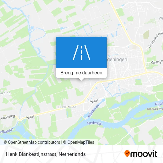 Henk Blankestijnstraat kaart