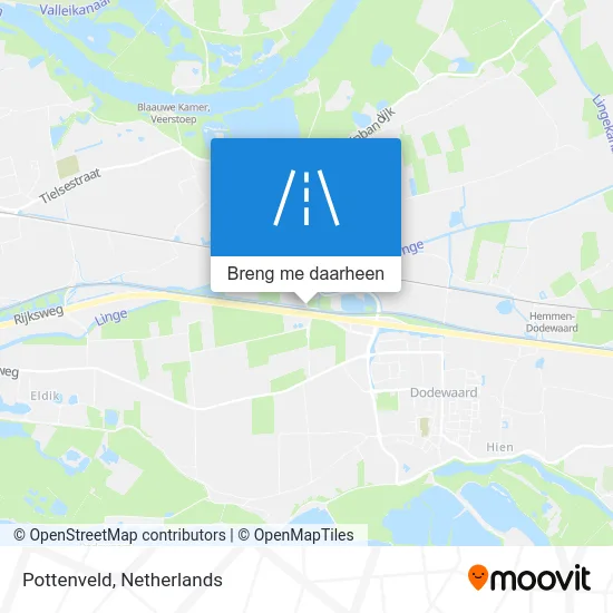 Pottenveld kaart