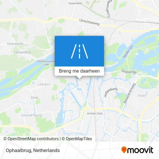 Ophaalbrug kaart