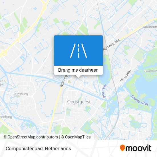 Componistenpad kaart