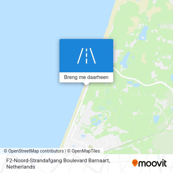 F2-Noord-Strandafgang Boulevard Barnaart kaart