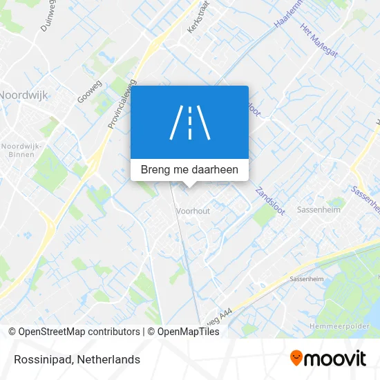 Rossinipad kaart