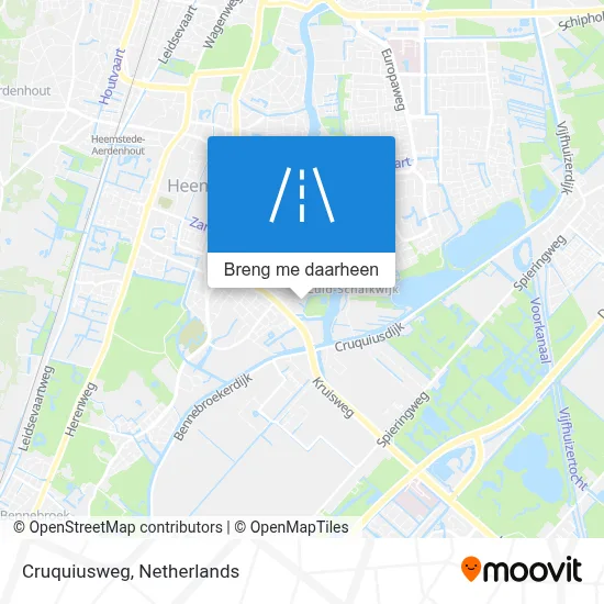 Cruquiusweg kaart