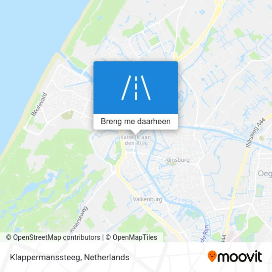 Klappermanssteeg kaart