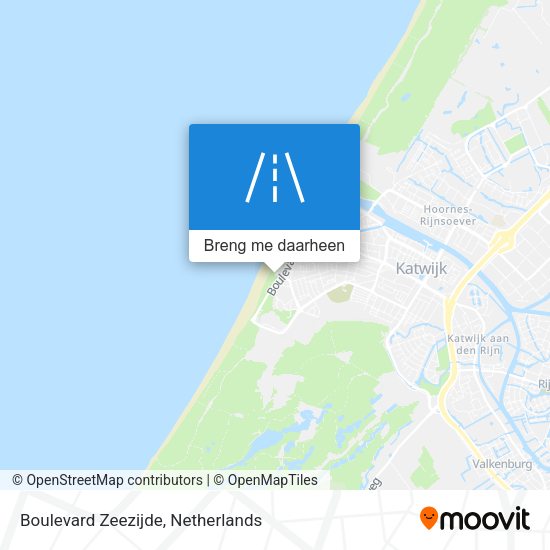 Boulevard Zeezijde kaart