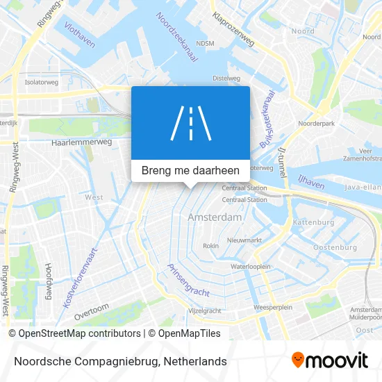 Noordsche Compagniebrug kaart