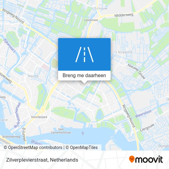 Zilverplevierstraat kaart