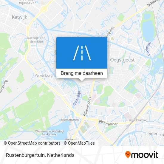 Rustenburgertuin kaart