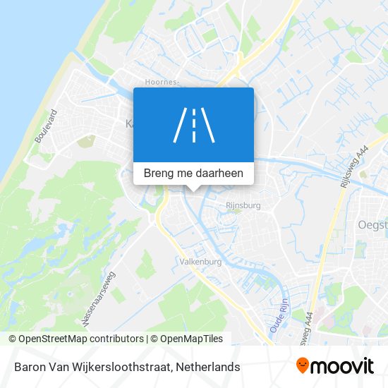 Baron Van Wijkersloothstraat kaart