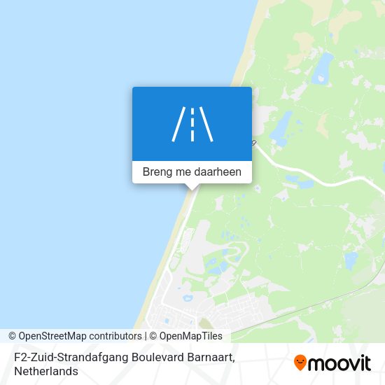 F2-Zuid-Strandafgang Boulevard Barnaart kaart