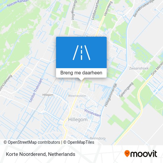 Korte Noorderend kaart