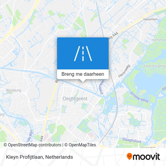 Kleyn Profijtlaan kaart