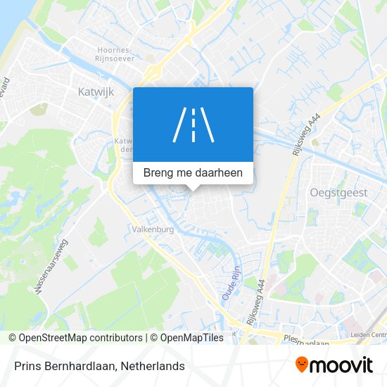 Prins Bernhardlaan kaart