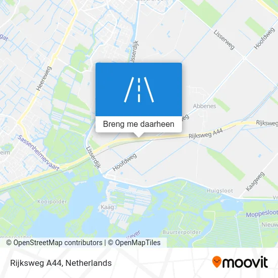 Rijksweg A44 kaart