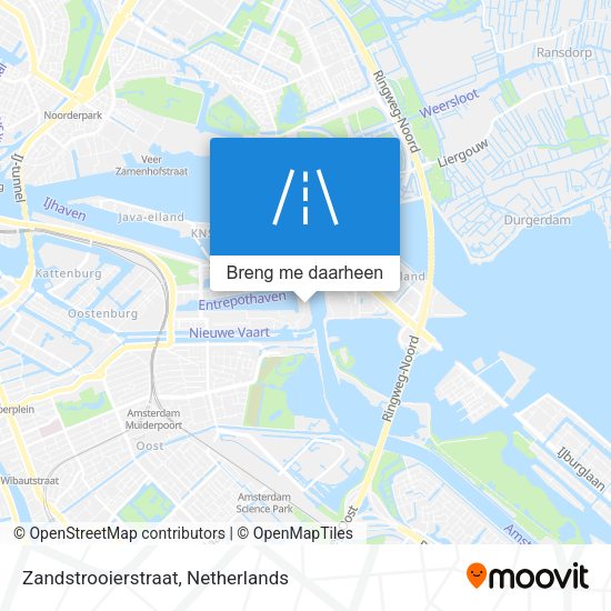 Zandstrooierstraat kaart