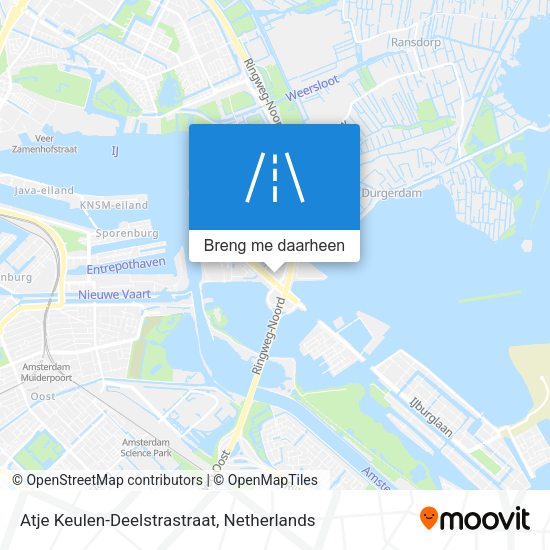 Atje Keulen-Deelstrastraat kaart