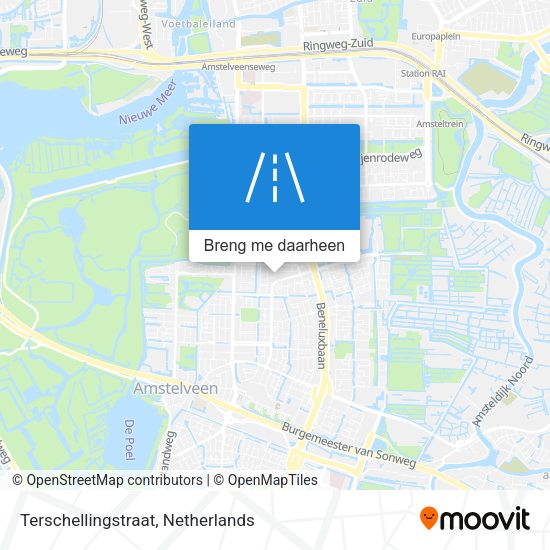 Terschellingstraat kaart