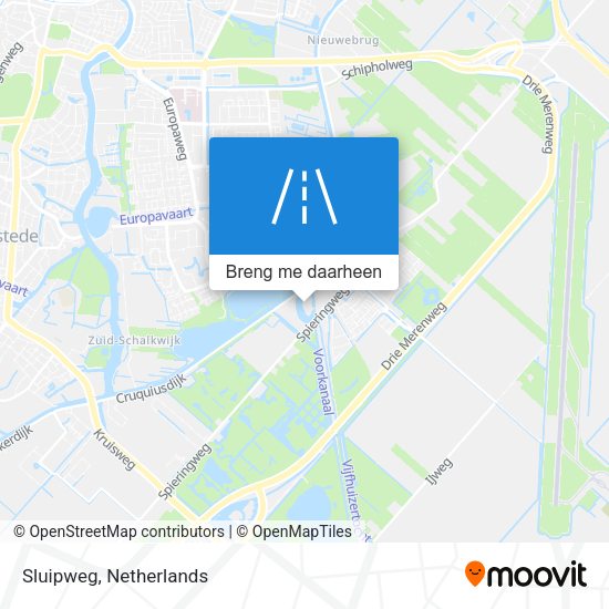 Sluipweg kaart