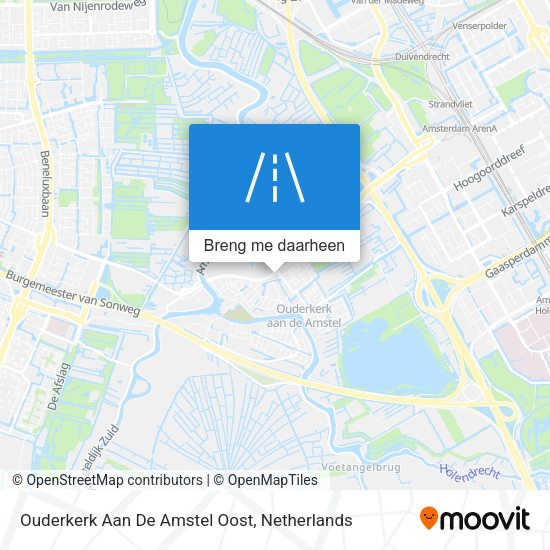Ouderkerk Aan De Amstel Oost kaart