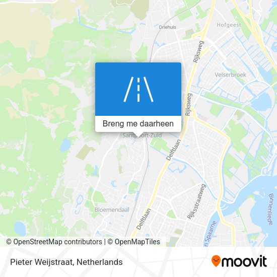 Pieter Weijstraat kaart
