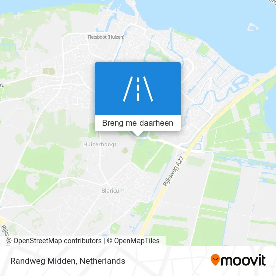 Randweg Midden kaart