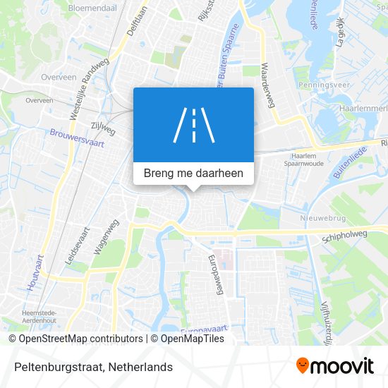 Peltenburgstraat kaart