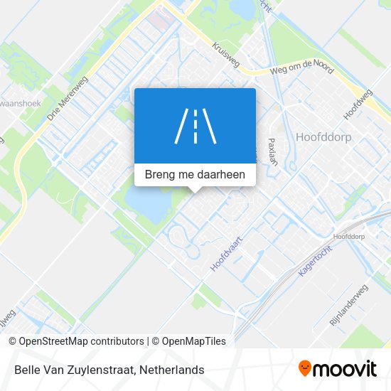 Belle Van Zuylenstraat kaart