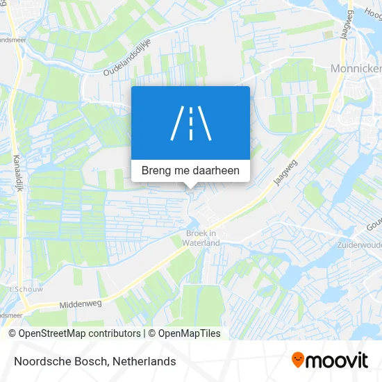 Noordsche Bosch kaart