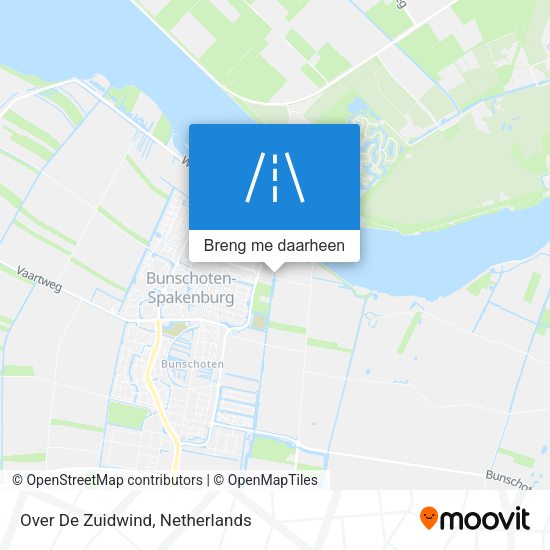 Over De Zuidwind kaart