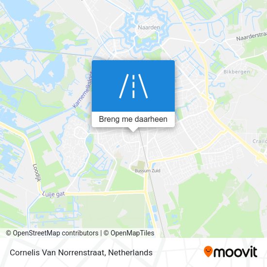 Cornelis Van Norrenstraat kaart