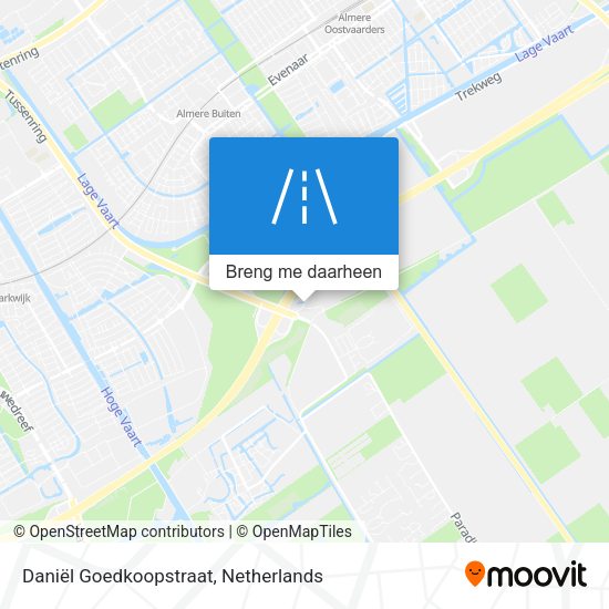 Daniël Goedkoopstraat kaart