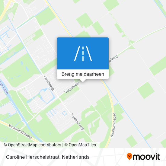Caroline Herschelstraat kaart