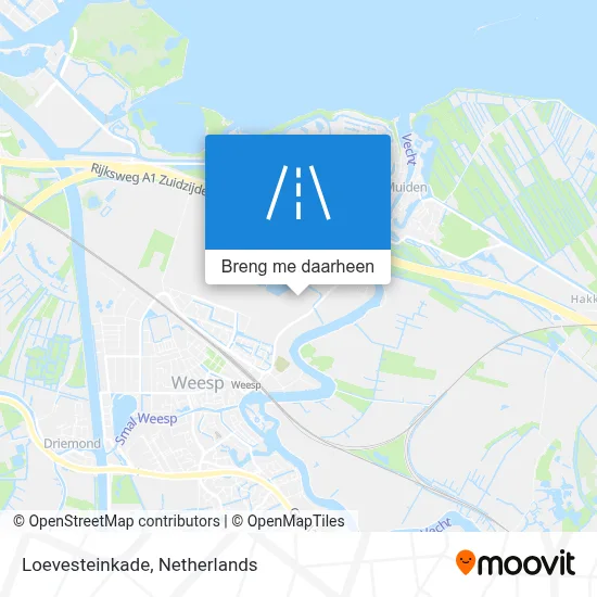 Loevesteinkade kaart