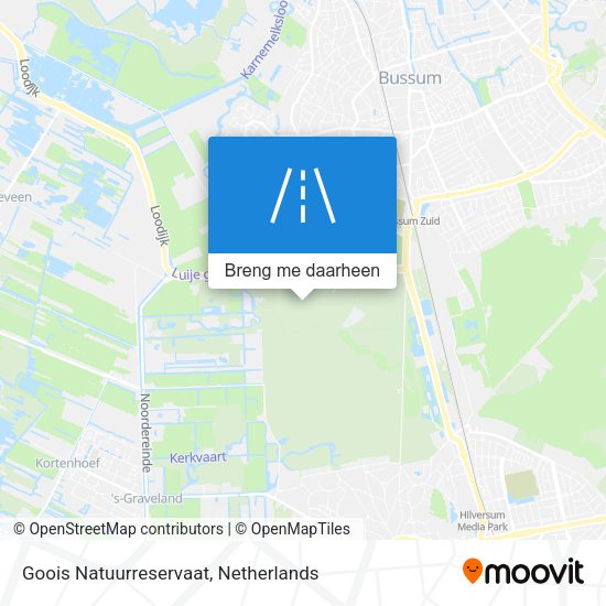 Goois Natuurreservaat kaart