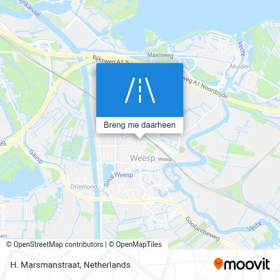 H. Marsmanstraat kaart