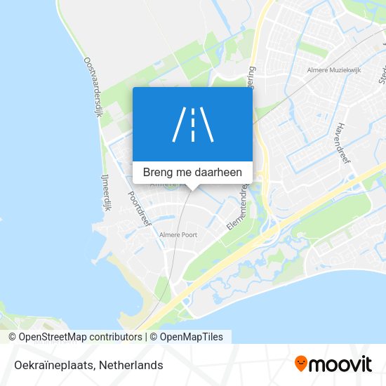 Oekraïneplaats kaart