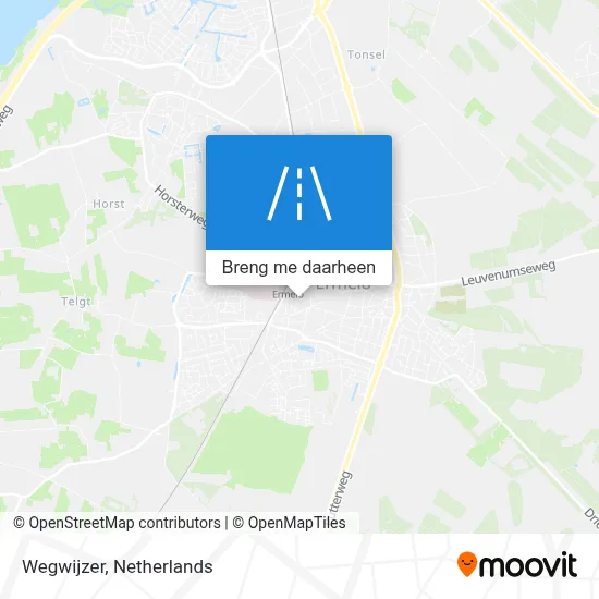 Wegwijzer kaart
