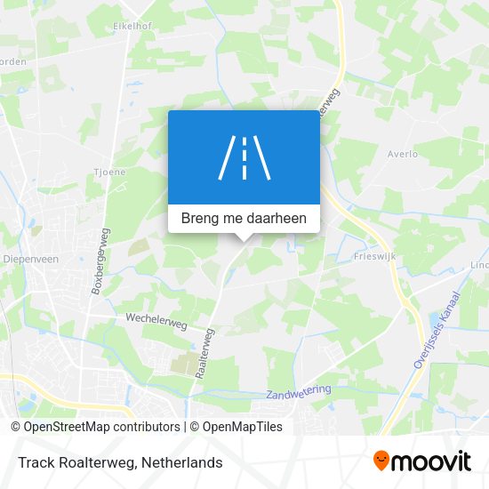 Track Roalterweg kaart