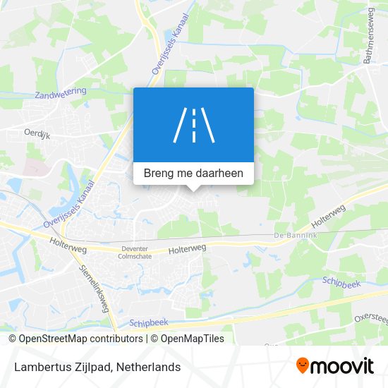Lambertus Zijlpad kaart