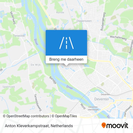 Anton Kleverkampstraat kaart
