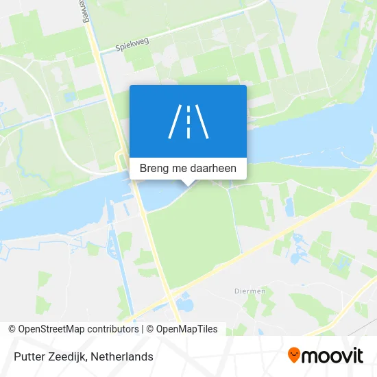 Putter Zeedijk kaart