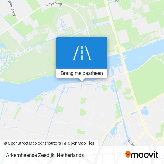 Arkemheense Zeedijk kaart