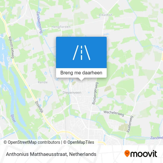 Anthonius Matthaeusstraat kaart