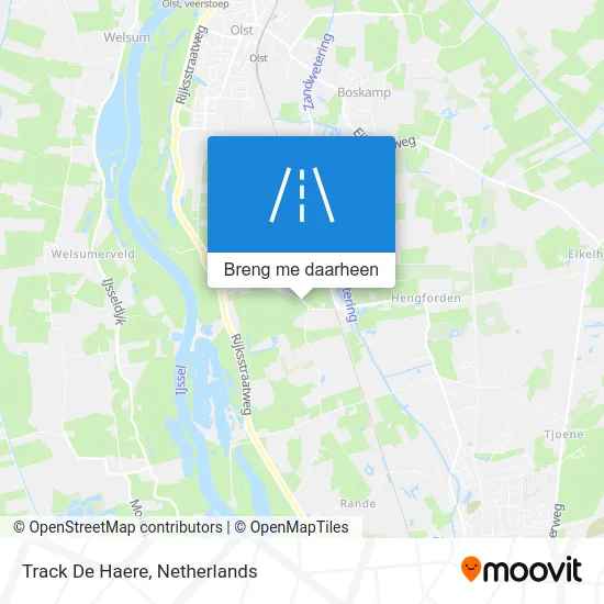 Track De Haere kaart
