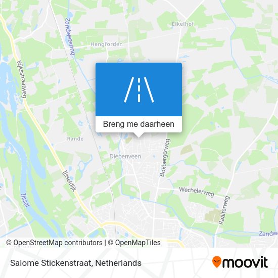 Salome Stickenstraat kaart