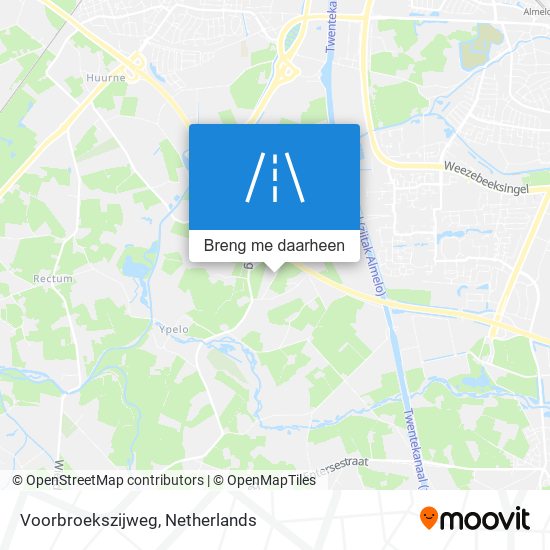 Voorbroekszijweg kaart