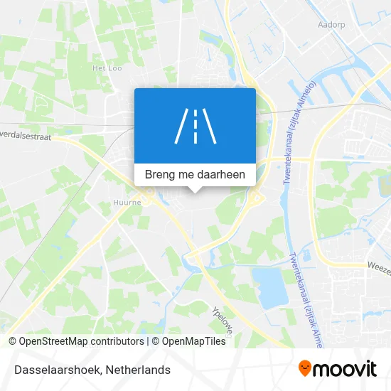 Dasselaarshoek kaart