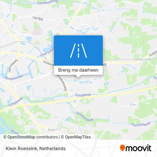 Klein Roessink kaart